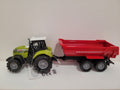 Tracteur et remorque - Rouge