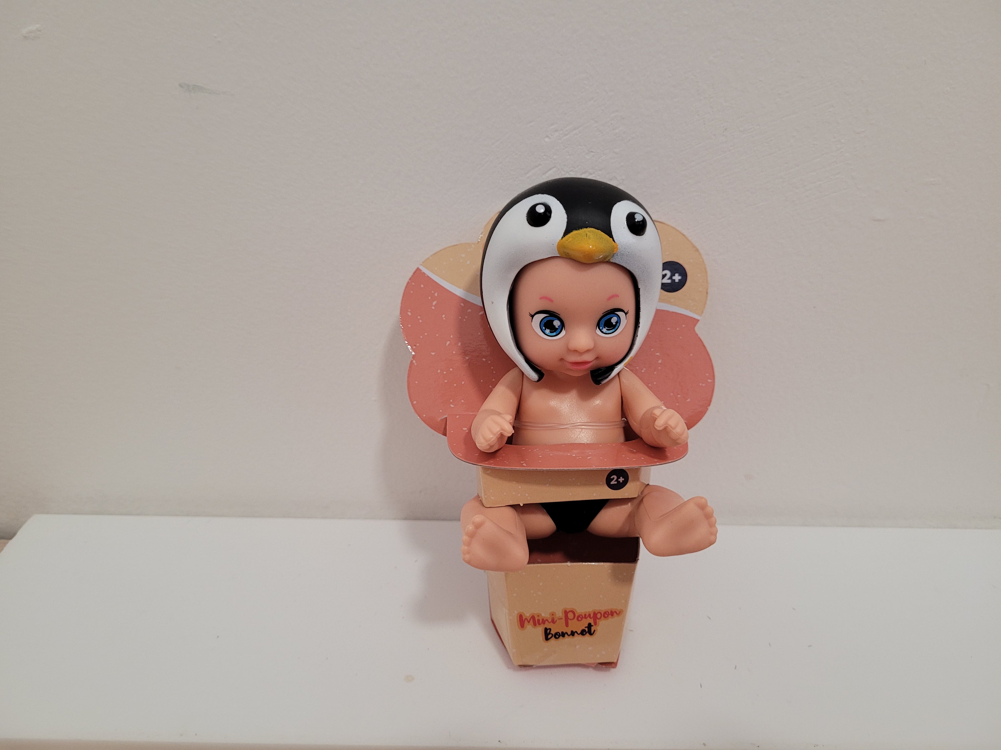 Mini poupon - bonnet pingouin