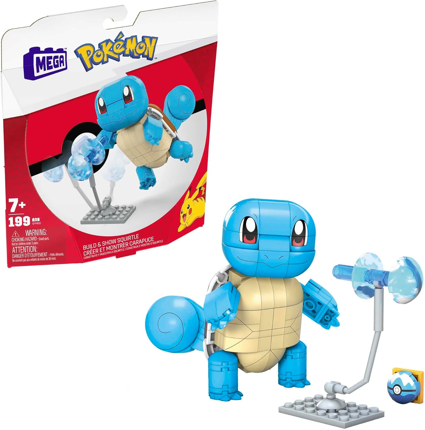 Mega Pokemon - Créer et Montrer Carapuce