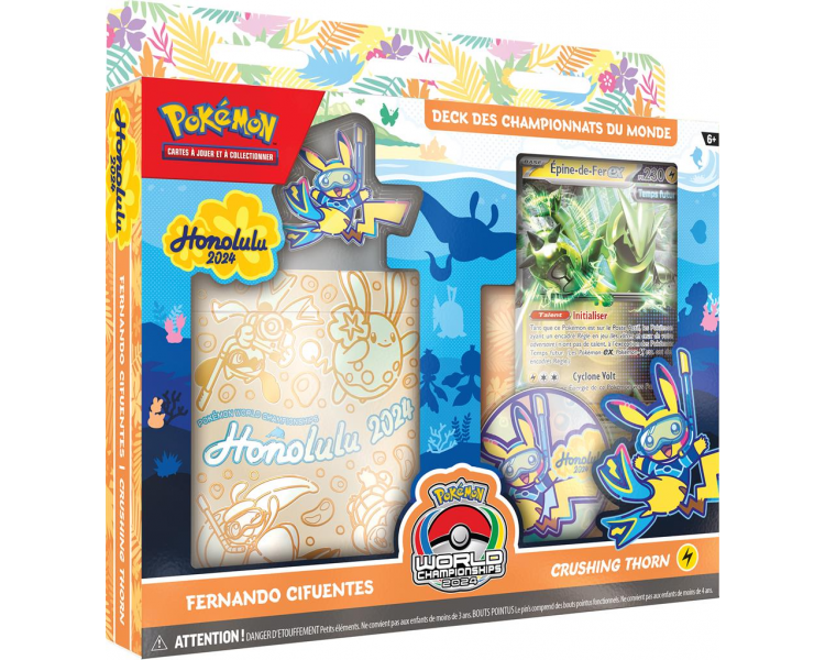 Pokemon Deck Des Championnats Du Monde 2024 Fernando Cifuentes – Crushing Thorn (Épine-de-Fer ex)