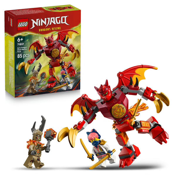 LEGO Ninjago 71851 - Pack de combat : le robot dragon de Kai