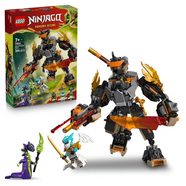LEGO Ninjago 71854 - La mission du robot Cole et du dragon Zane