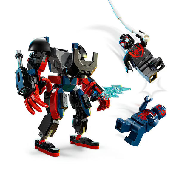 LEGO Super Heroes 76337 - Le robot de Miles Morales contre Spider-Man 2099