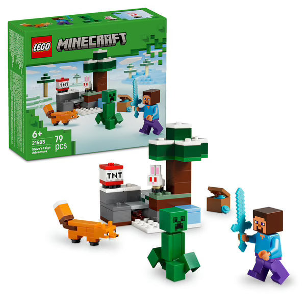 LEGO Minecraft 21583 - Les aventures de Steve dans la taïga
