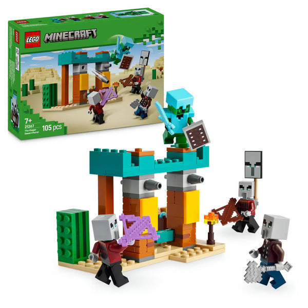 LEGO Minecraft - La Patrouille d'Illageois de Désert 21267