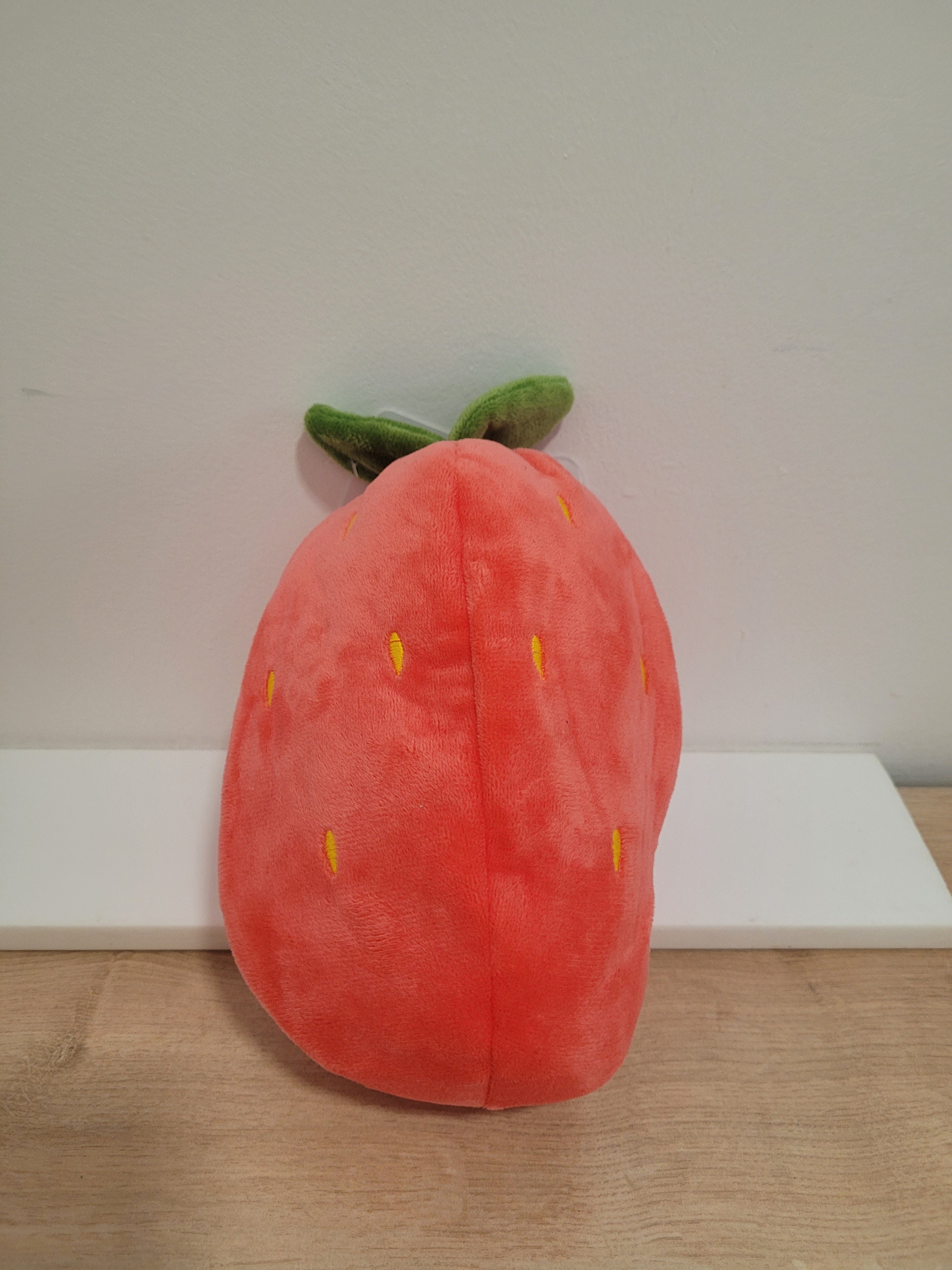Peluche Lapin Reversible - Fraise