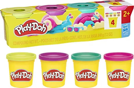 Pâte à modeler Play-Doh Assortiment 4 pots