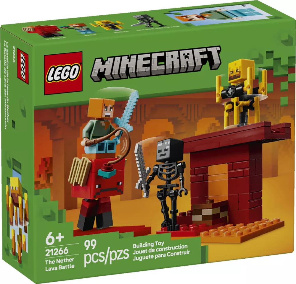 Lego Minecraft 21266 - La bataille de lave du Nether