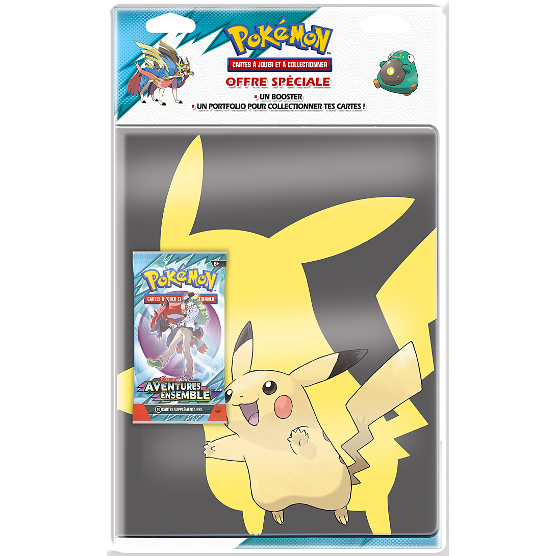 Classeur Pokémon + Booster Aventures Ensemble
