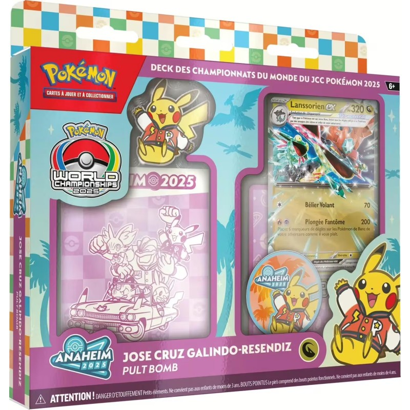 Pokémon Deck des championnats du monde Anaheim 2025 - Jose Cruz Galindo-Resendiz