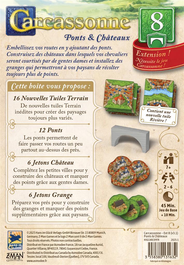 Carcassonne : Ponts et Chateaux 2025