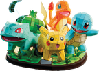 4D Build - Coffret 4 personnages région de Kanto