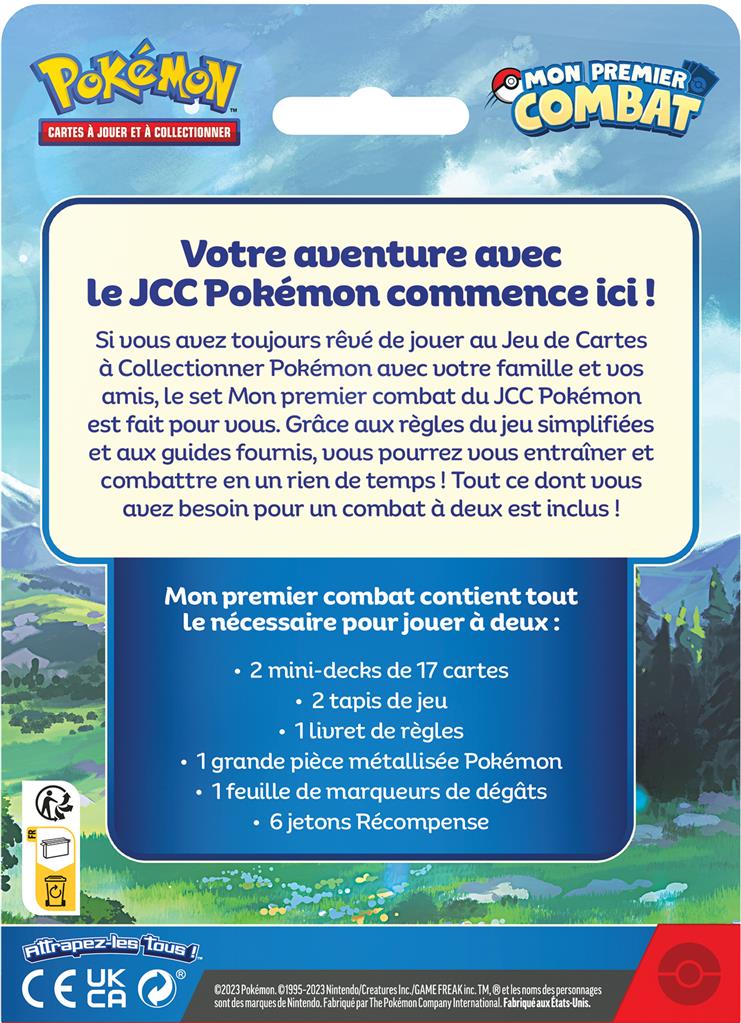 Pokémon : Mon premier combat Salamèche et Carapuce