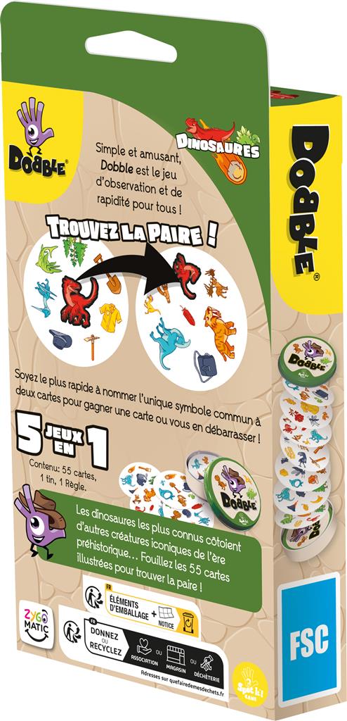 Dobble Dinosaures (Blister Eco)