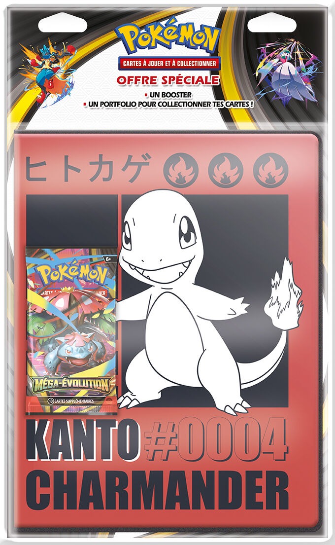 Classeur Pokémon + Booster Méga-Évolution