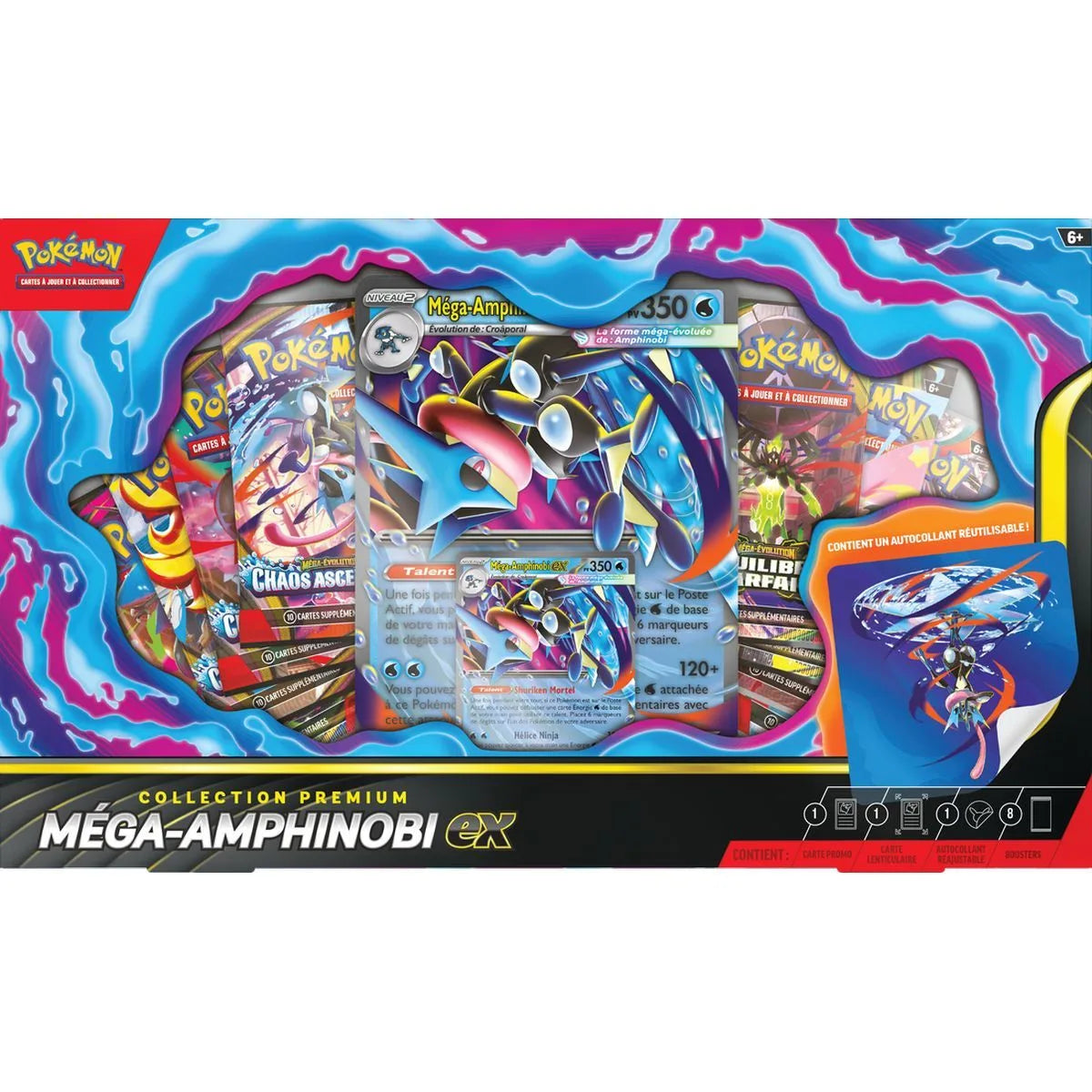 Coffret Pokémon Méga-Amphinobi Ex
