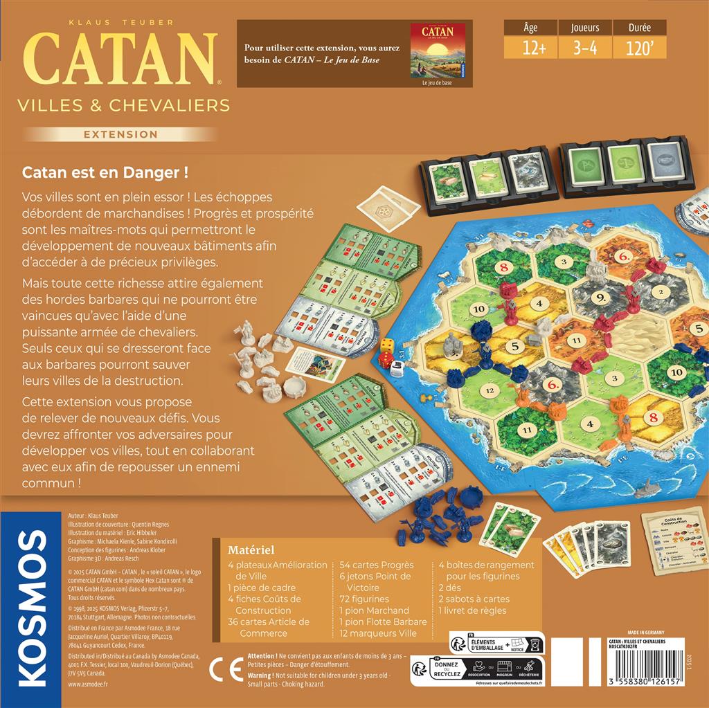 Catan - Villes et chevaliers (Extension)