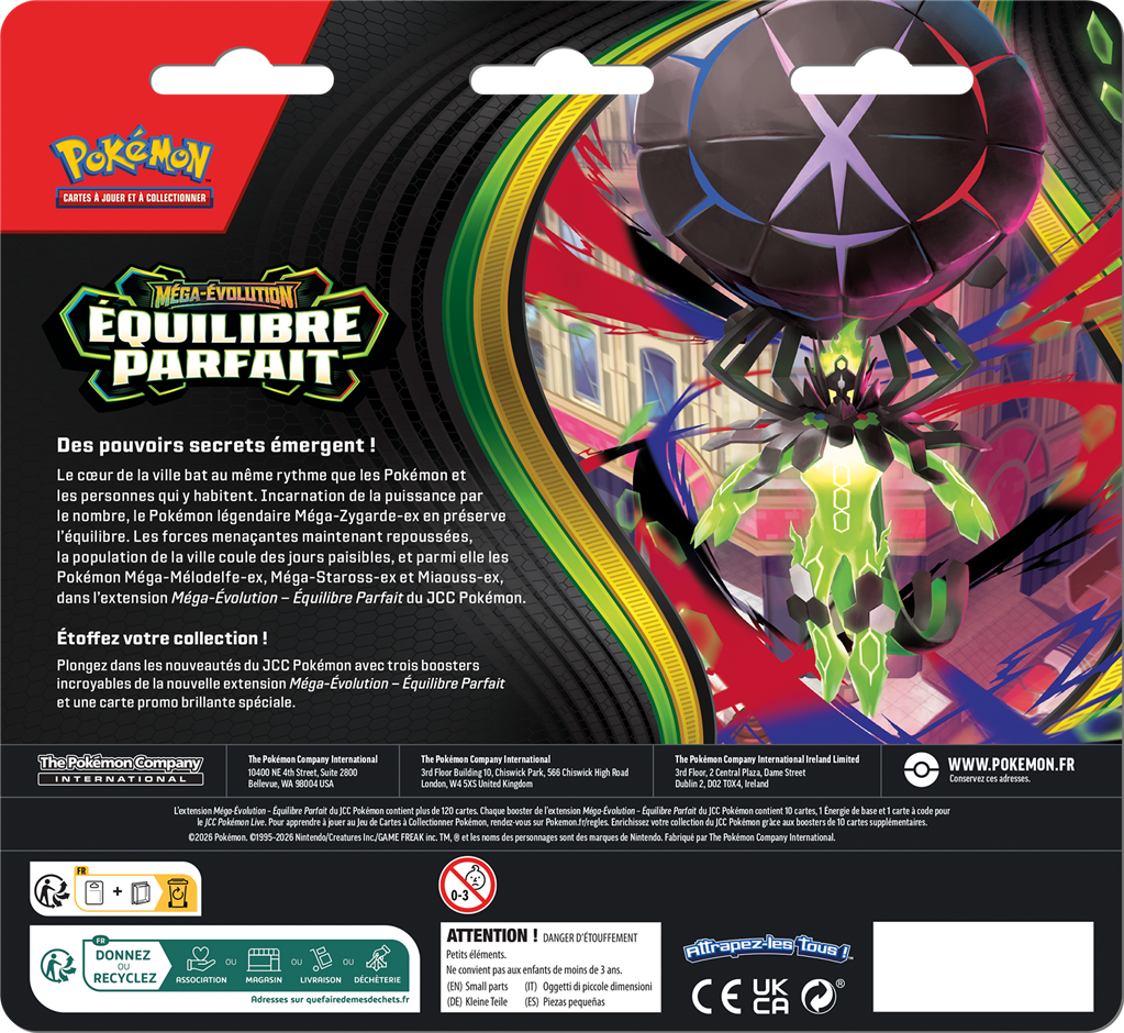 Pokémon ME03 Équilibre Parfait - Pack de 3 boosters
