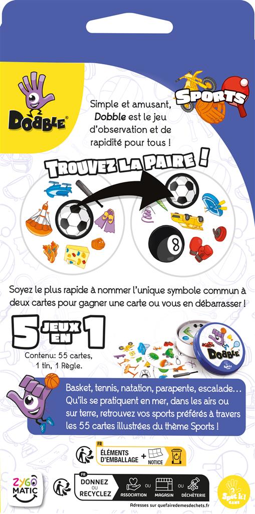 Dobble Sports (Blister Eco)