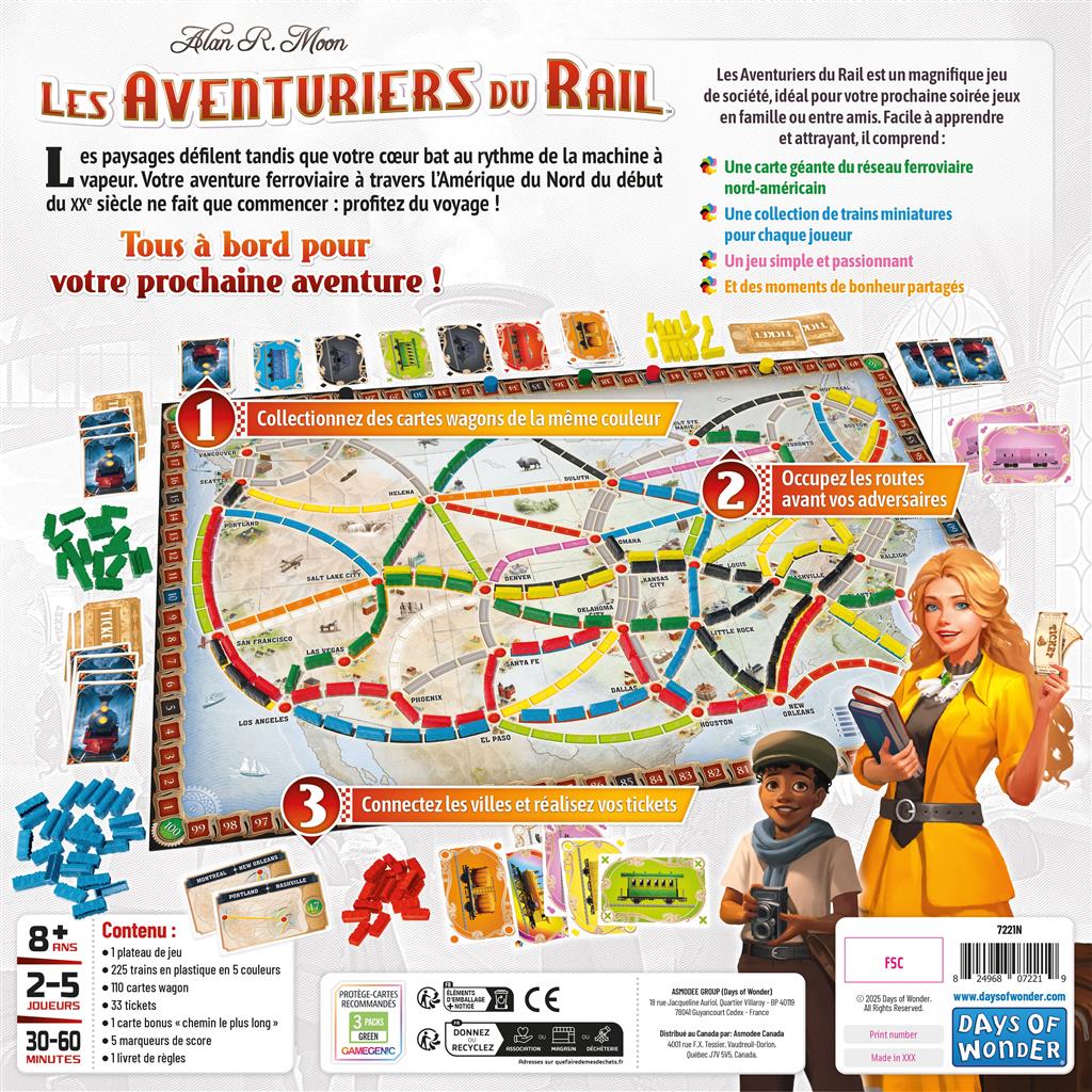 Les Aventuriers du Rail : US