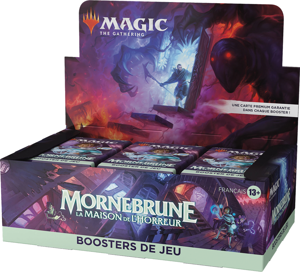 Magic The Gathering display - Mornebrune la maison de l’horreur