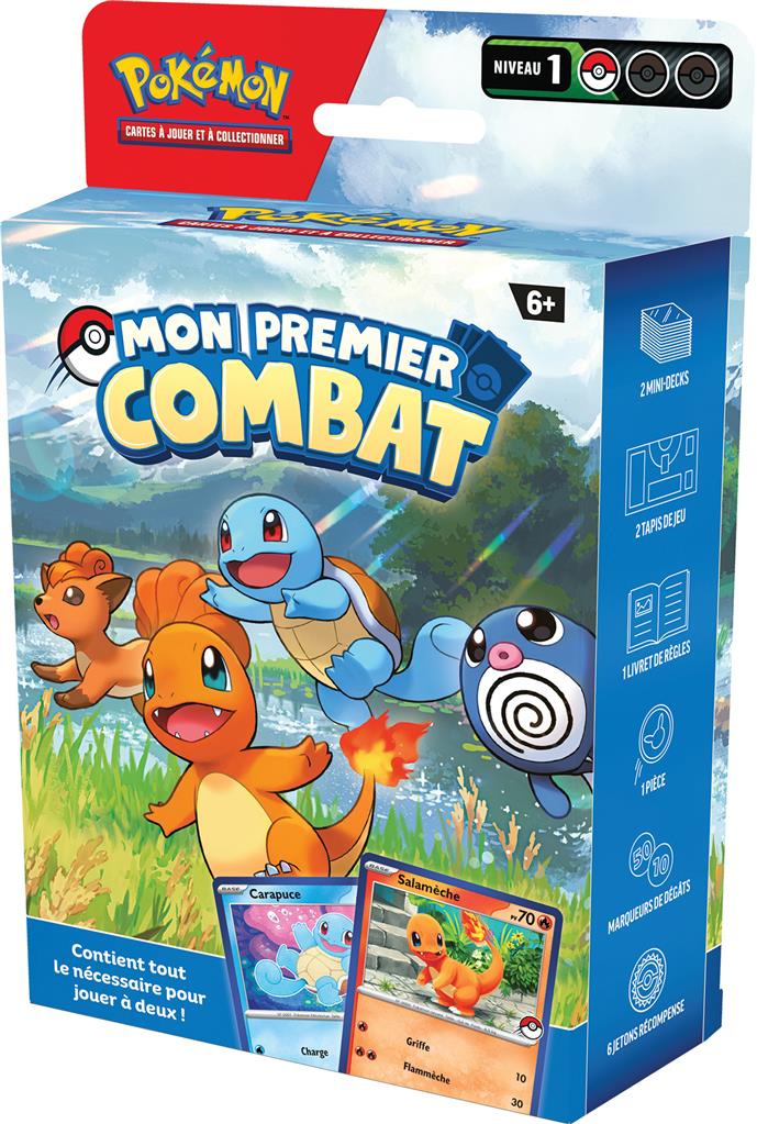 Pokémon : Mon premier combat Salamèche et Carapuce