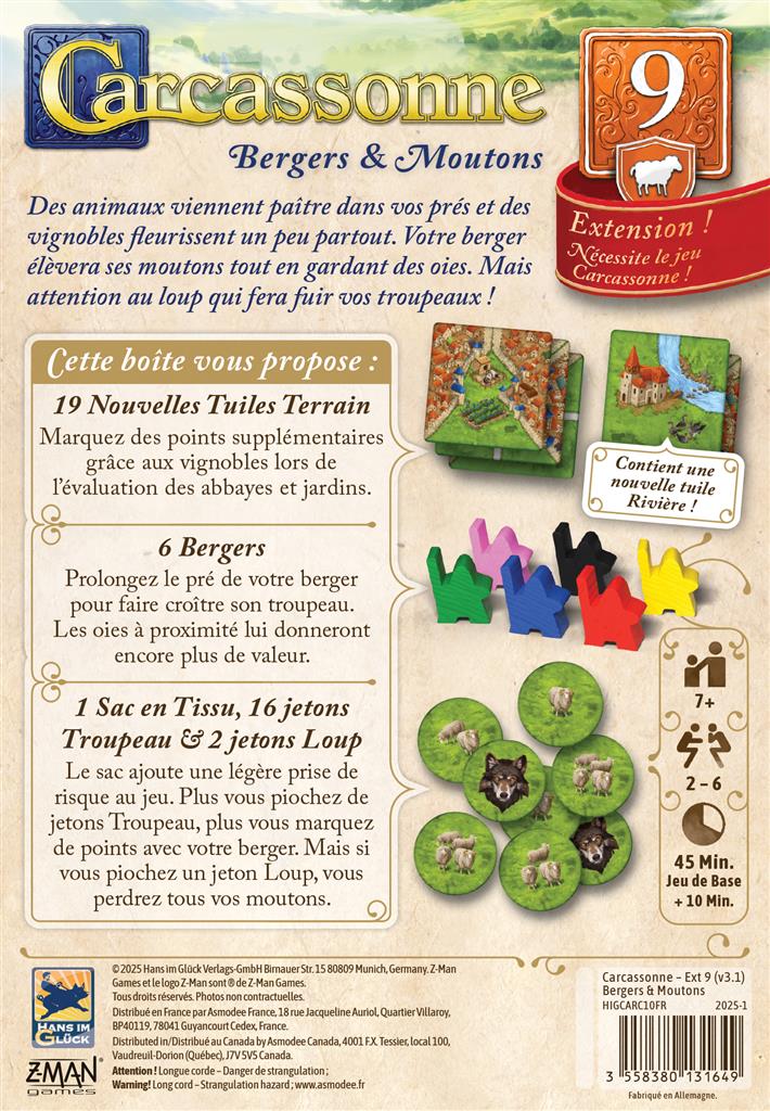 Carcassonne : Bergers et Moutons 2025