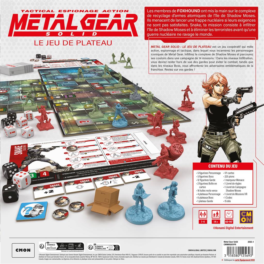 Metal Gear Solid - Le jeu de plateau