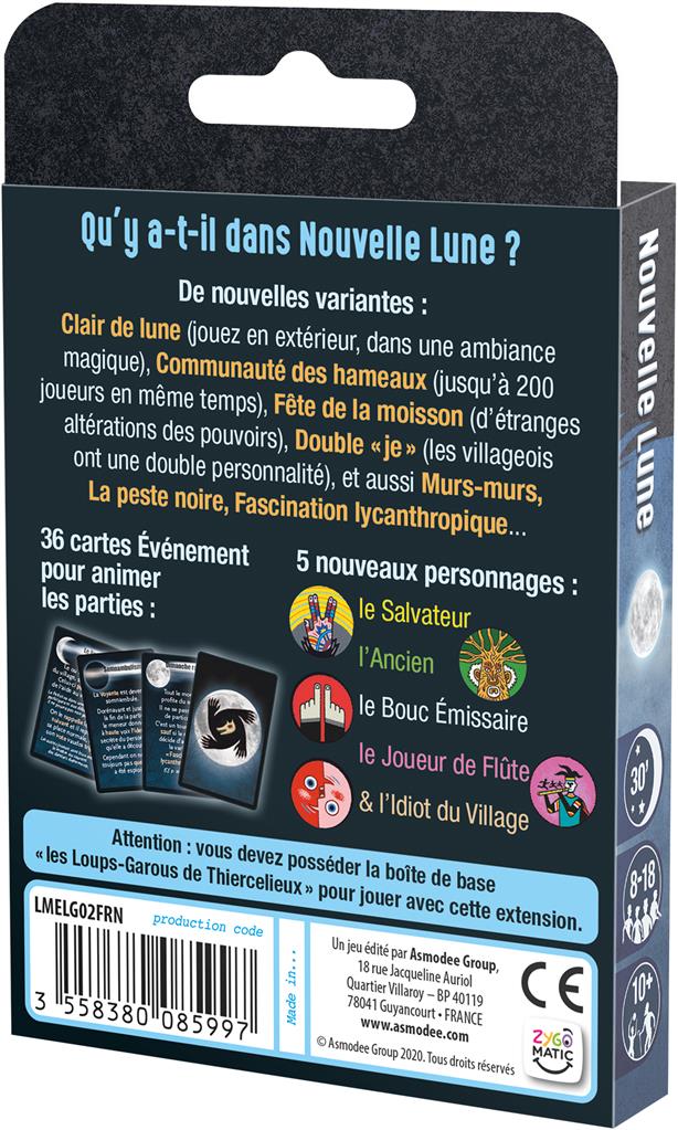 Loup Garou extension nouvelle lune