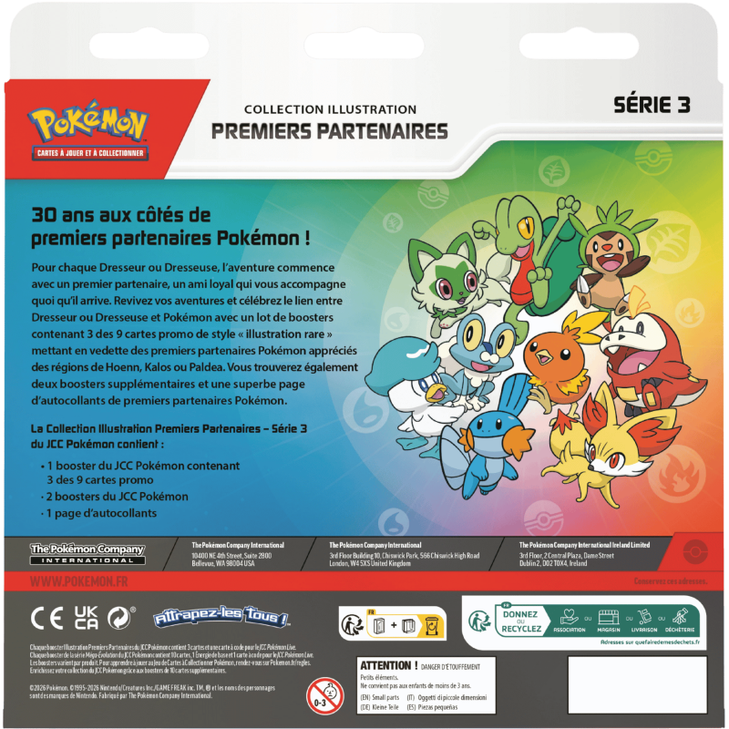 Coffret Pokémon Premiers Partenaires Série 3