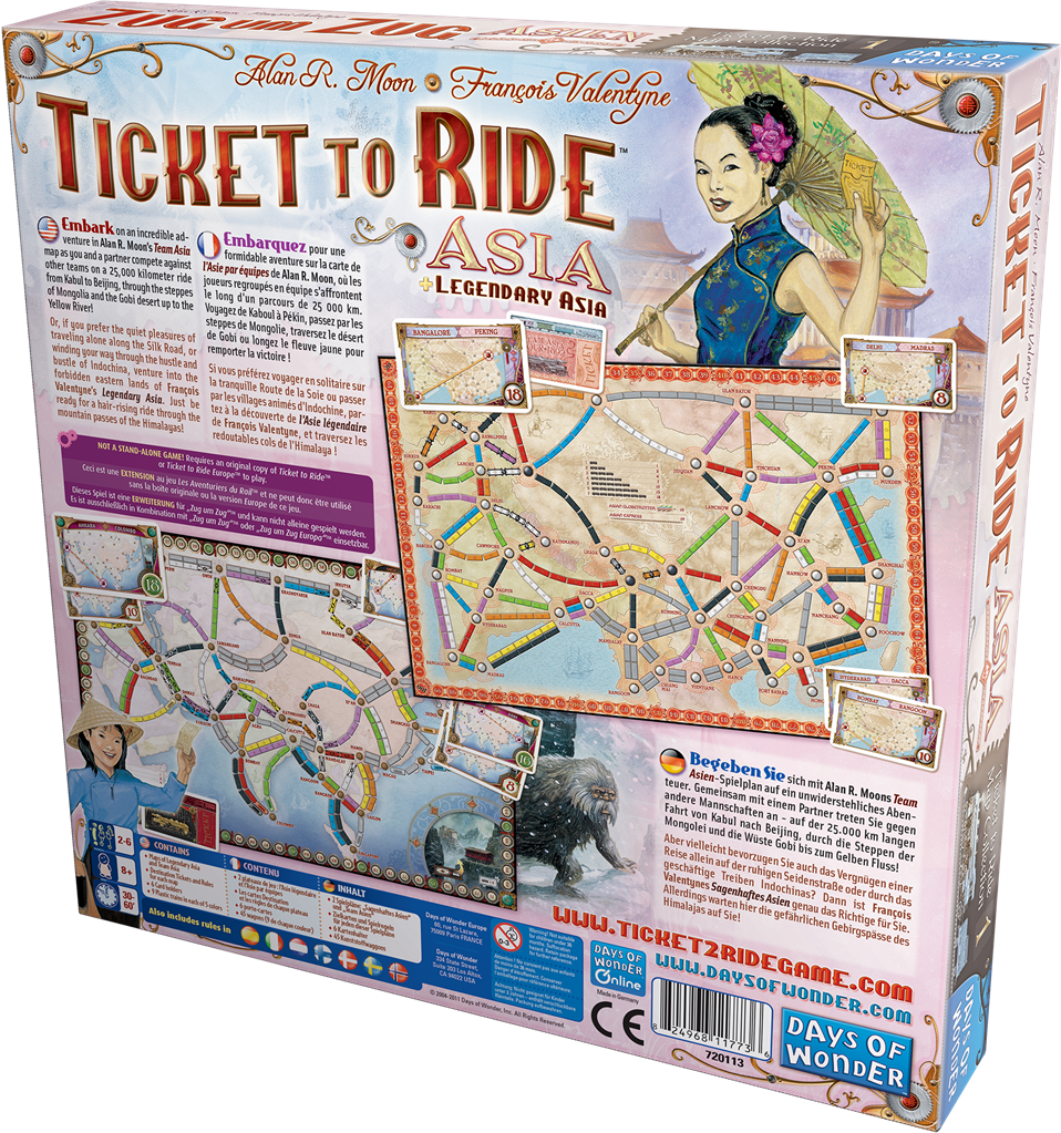 Les Aventuriers du rail - Asie