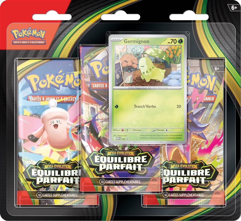 Pokémon ME03 Équilibre Parfait - Pack de 3 boosters
