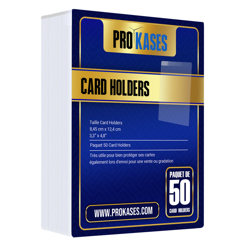 Paquet 50 card holders - 85x125mm