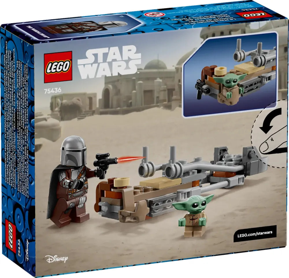 Lego Star Wars 75436 - Le speeder bike du Mandalorien et Grogu